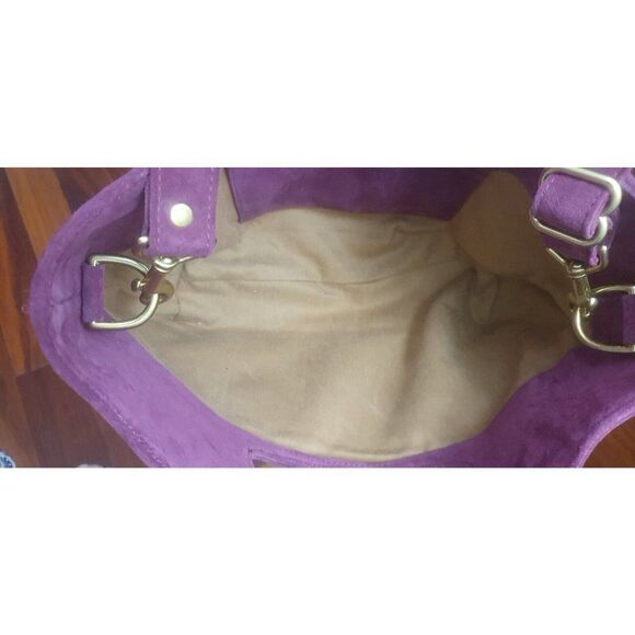 ceri hoover - classic tote - medium sized bag - juniper suede leather - Picture 10 of 16